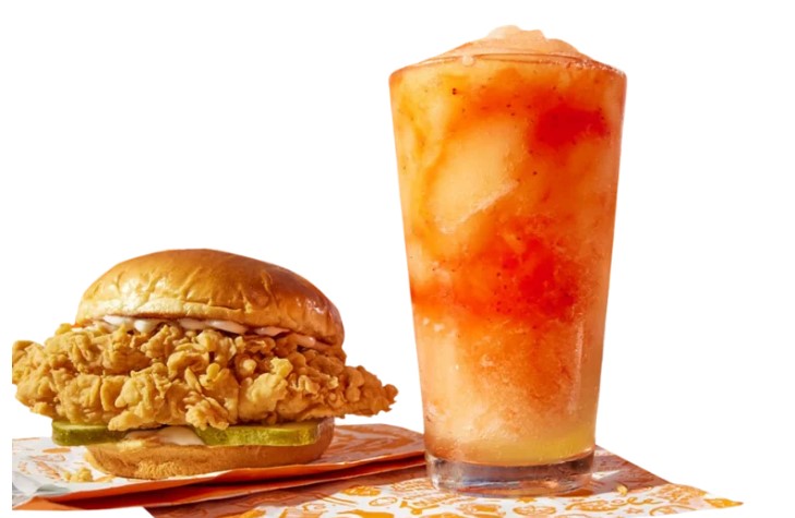 Popeyes Strawberry Lemonade