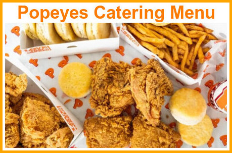 Popeyes Catering Menu